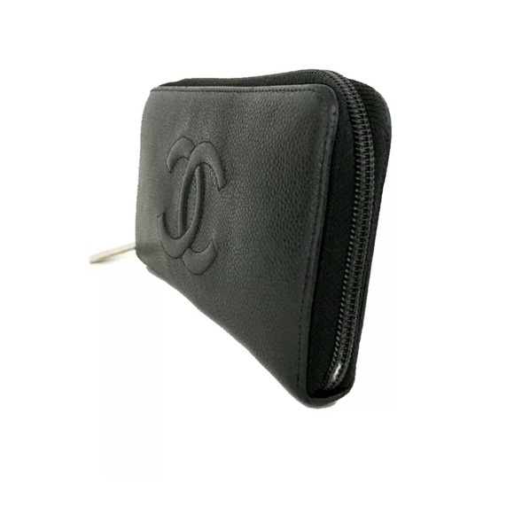 Authentic Chanel Wallet Black Leather Zippy. - Picture 3 of 9